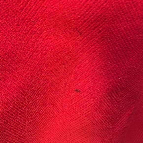 BURBERRY woman’s red wool long trench coat - Picture 11 of 16